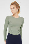 Women's Long Sleeve Yoga Tops - SALTUM SPORTS