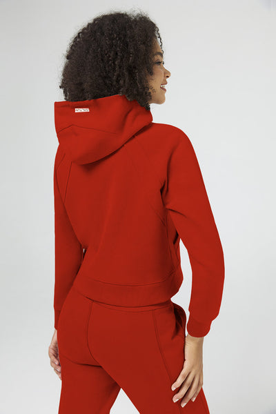 Half Zip Cropped Hoodie - SALTUM SPORTS