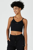 CloudFleece™ Adjustable Cropped Cami Tank - SALTUM SPORTS