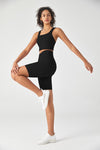 V-shaped Sports Bra and Shorts Set - SALTUM SPORTS