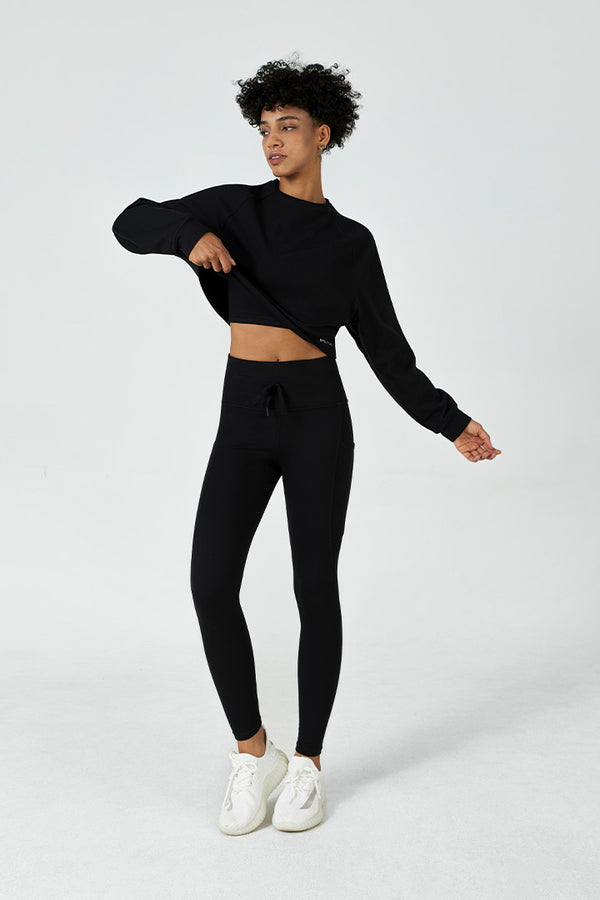 Saltumsports.com Saltum - CloudFleece™ Cropped Crew Pullover & Legging Set 7 8 leggings LULULemon ALO 