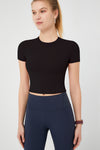 Crop Finesse Short Sleeve - SALTUM SPORTS