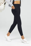 7/8 High Waisted Tummy Control Compression Legging - SALTUM SPORTS
