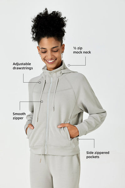 AeroChic™ Full-Zip Hoodie - SALTUM SPORTS