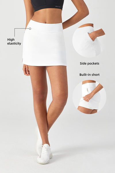 FlexEase™ Side-Slit Tennis Skirt - SALTUM SPORTS