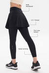 7/8 High Waisted Tennis Skirted Legging - SALTUM SPORTS