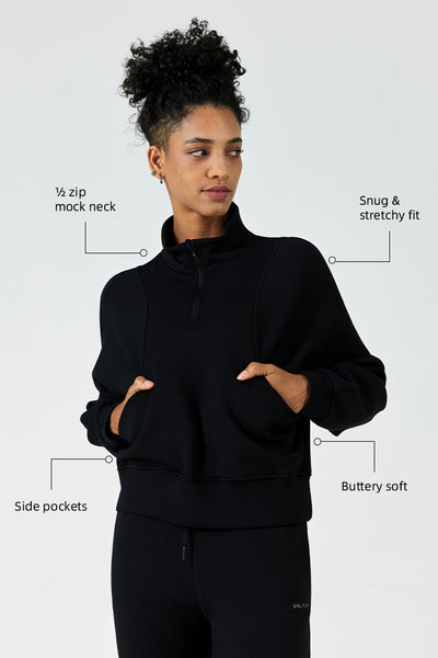 AeroChic™ Half-Zip Pullover - SALTUM SPORTS