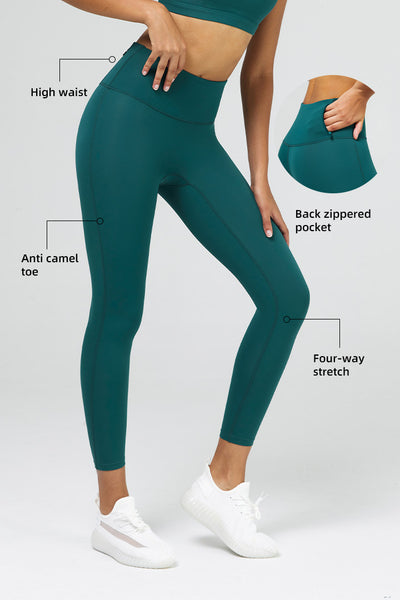FlexEase™ 7/8 Workout Legging with Zip Pocket - SALTUM SPORTS