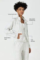 Cropped Zip Hoodie - SALTUM SPORTS