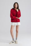 Zip-Up Hooded Sweatshirt