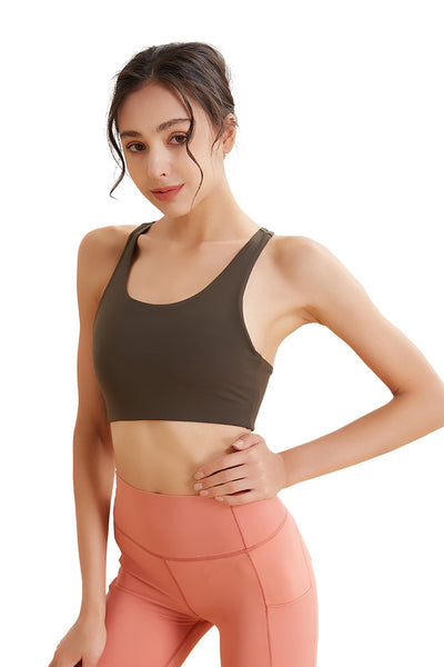Racerback Workout Bra - SALTUM SPORTS