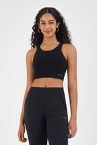 longline sports bra crop top