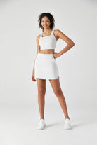 Two Piece Sports Bra & Tennis Skirt Sets for Women Outfits