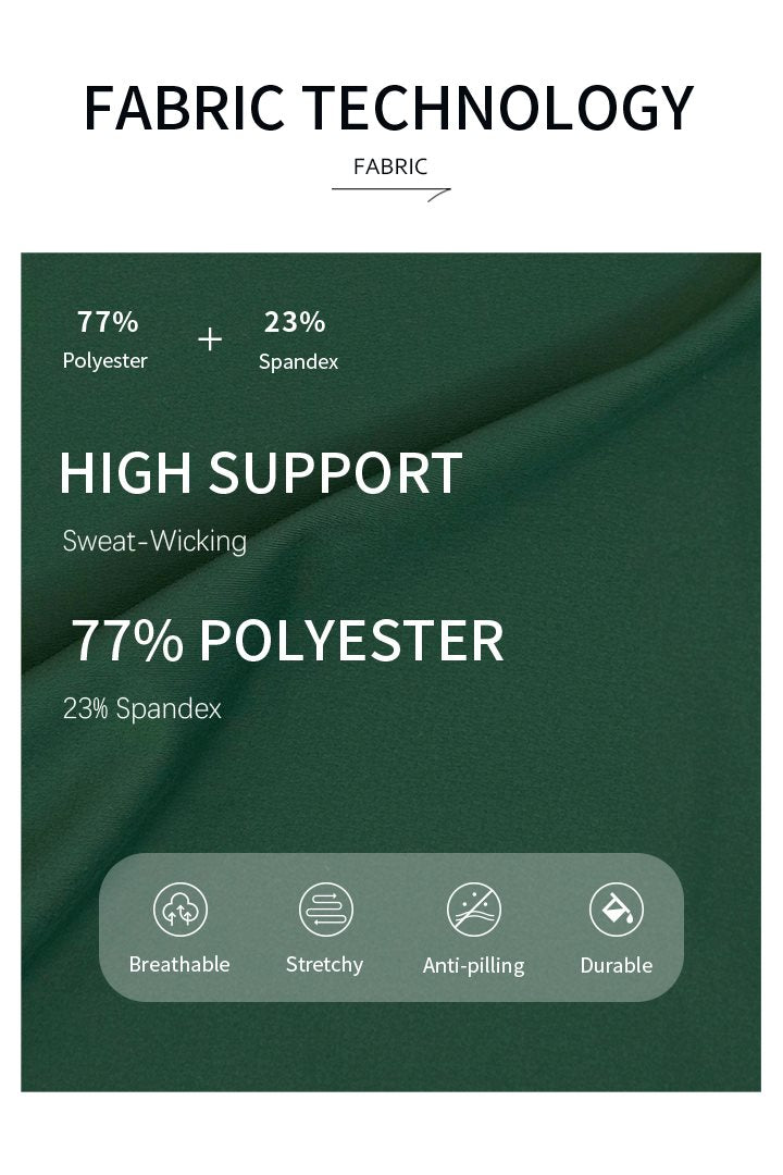 Fabric technology label with green fabric