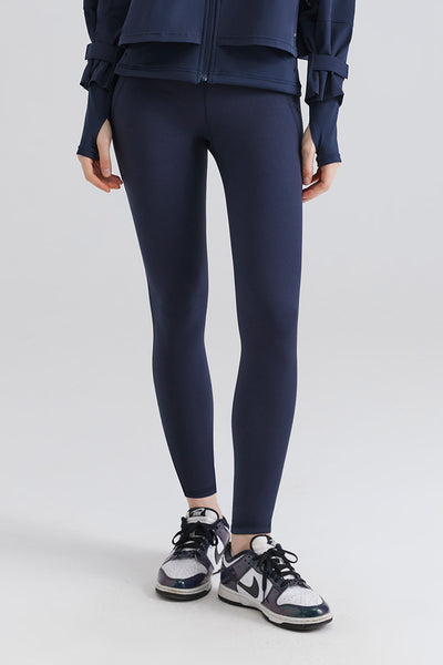 High-Rise Leggings with Dual Pockets
