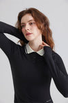 Long Sleeve Polo Sports Top
