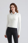 Long Sleeve Polo Sports Top
