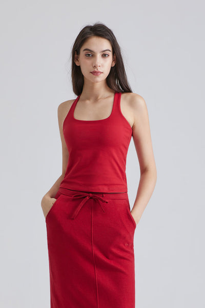 U-Neck Racerback Tank Top