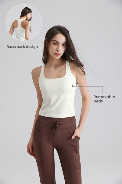 U-Neck Racerback Tank Top