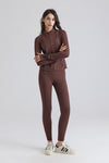 Fitted Stand-Collar Cropped Jacket