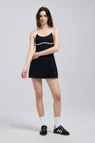 HiTense™ Mini Dress with White Strappy Back for Tennis SALTUM SPORTS