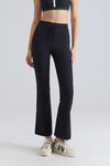 High-Rise Flare Pants with Drawstring