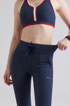 High-Rise Flare Pants with Drawstring