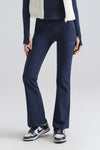 High-Rise Flare Pants with Drawstring