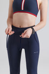 High-Rise Flare Pants with Drawstring