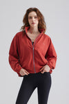 Colorblock Striped Bomber Jacket