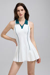 FlexEase™ 2.0 Tennis Polo Dress - SALTUM