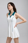 FlexEase™ 2.0 Tennis Polo Dress - SALTUM