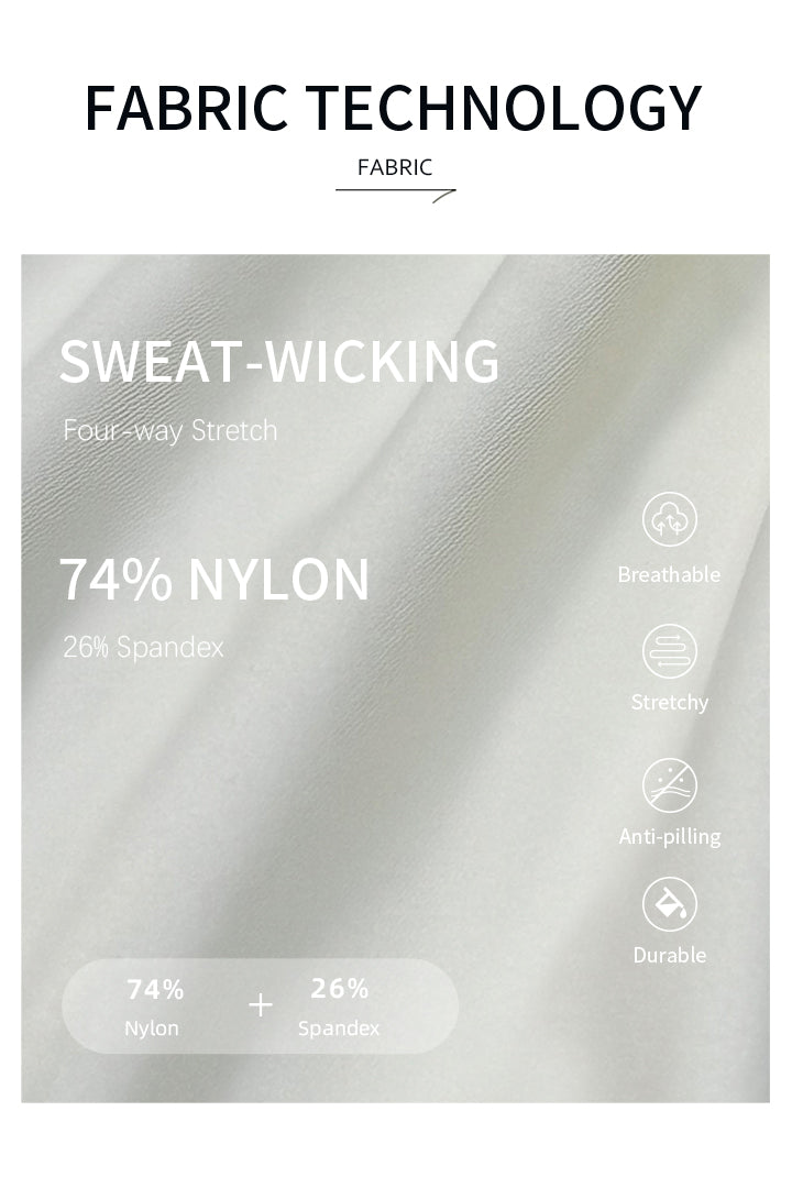 Fabric technology sweat-wicking properties and material composition