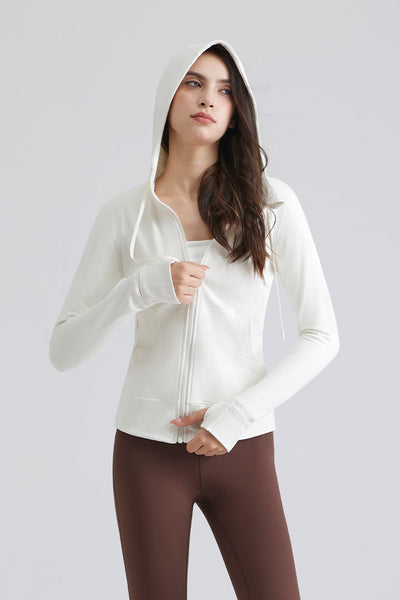 Fleece-Lined Hooded Jacket