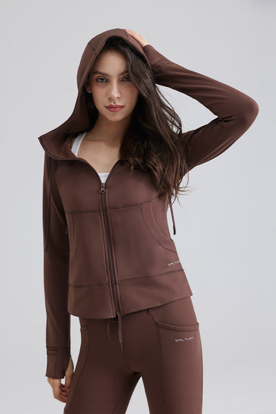 Fleece-Lined Hooded Jacket