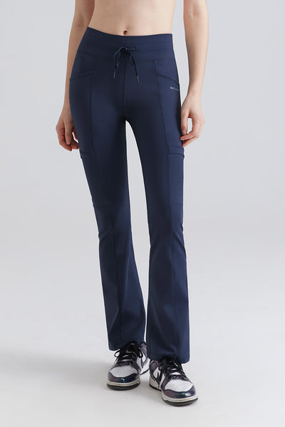 High-Rise Flare Leggings Cargo Pocket
