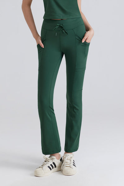 High-Rise Flare Leggings Cargo Pocket