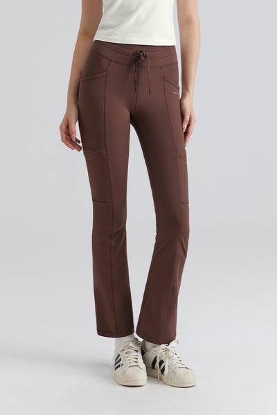 High-Rise Flare Leggings Cargo Pocket
