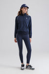 Fleece-Lined Stand Collar Bomber Jacket