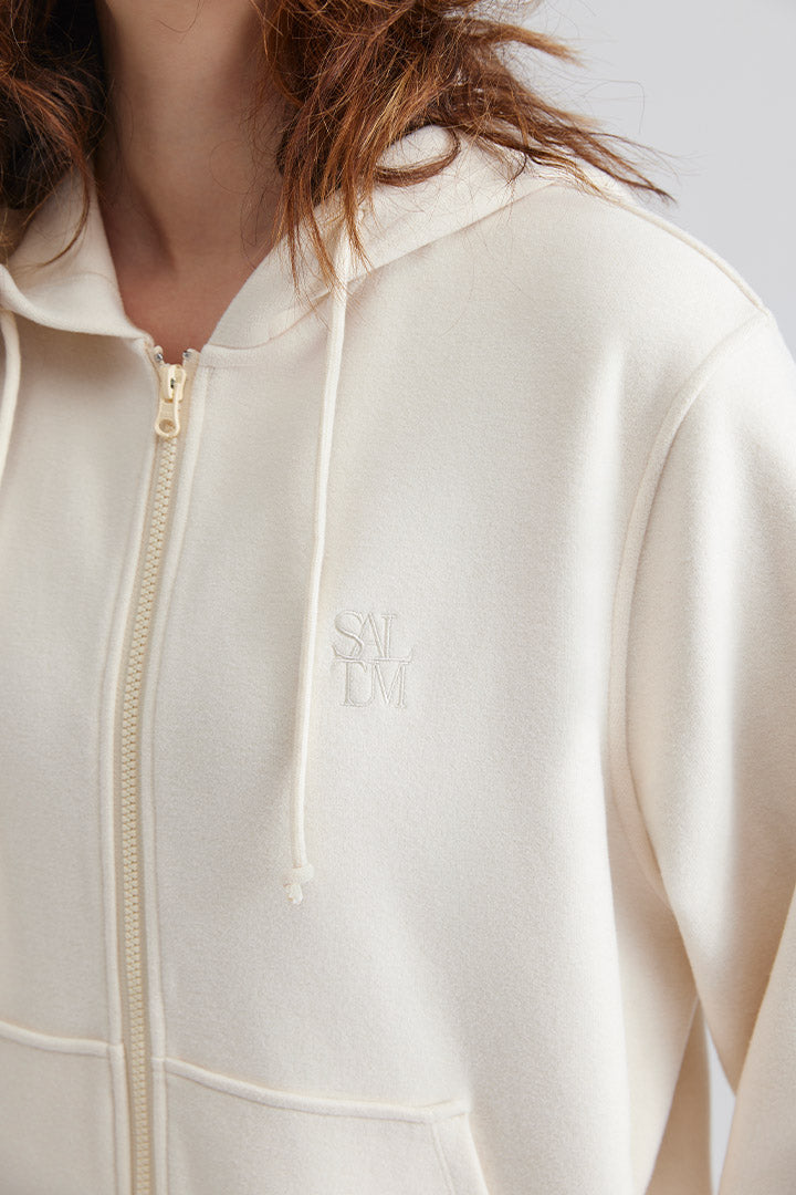 Comfort Lightweight Relaxed Classic Full Zip with Drawstring 