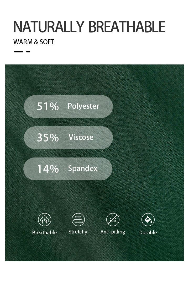 Textile composition label with percentages of polyester, viscose, and spandex on a green fabric