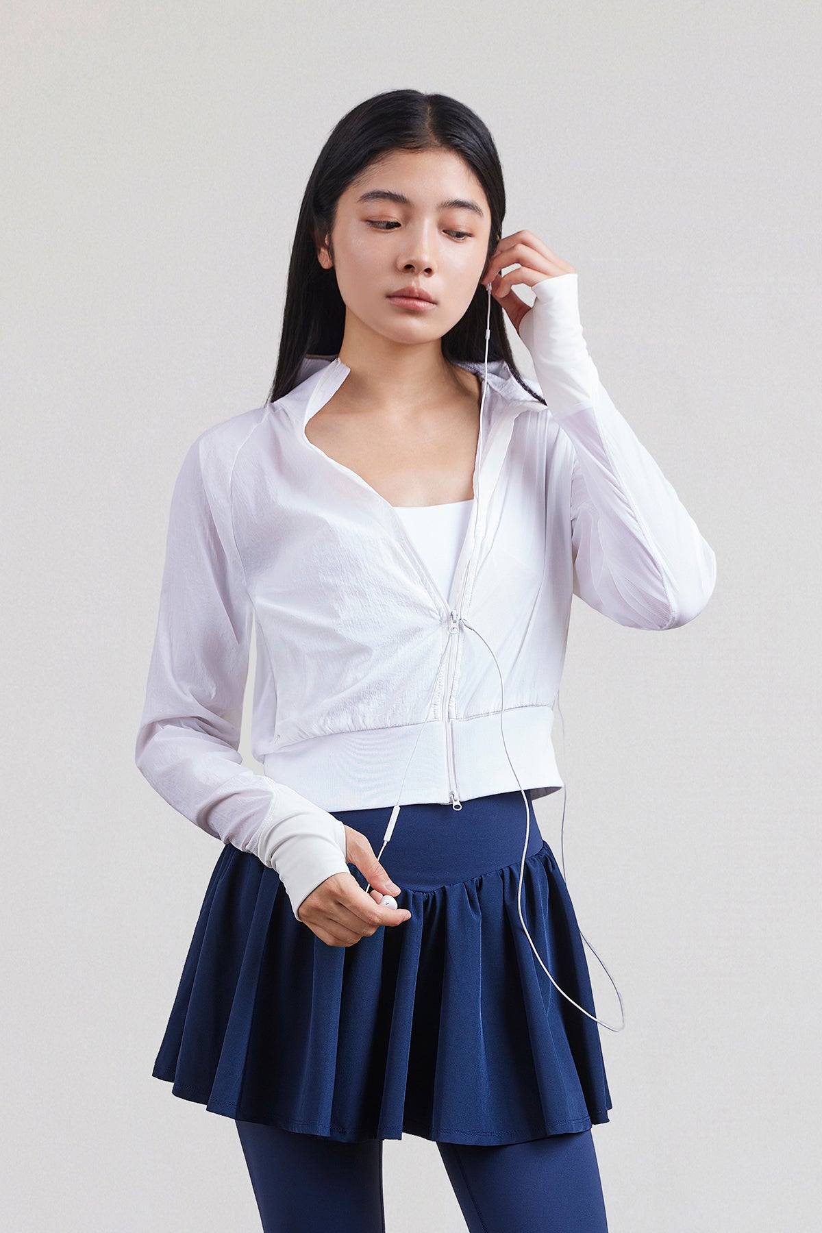 Lightweight Cropped UV Protection Jacket