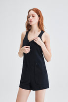 SALTUM Utility Casual Romper black-1