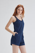 SALTUM Utility Casual Romper pale-dogwood