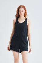 SALTUM Utility Casual Romper black-1