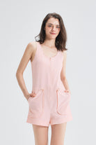 SALTUM Utility Casual Romper pale-dogwood