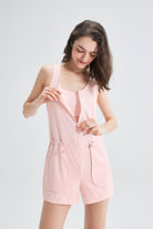 SALTUM Utility Casual Romper pale-dogwood