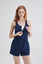 SALTUM Utility Casual Romper dark-navy