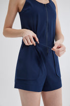 SALTUM Utility Casual Romper pale-dogwood