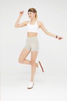 Woman in athletic wear Seamless Biker Shorts